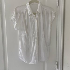 White shirt sleeve blouse